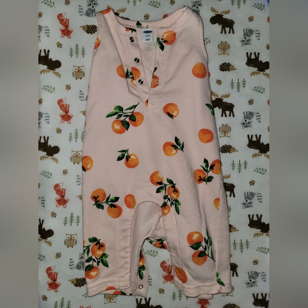 Peach Romper Old Navy
